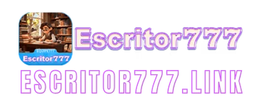 Escritor777 cassino logotipo oficial da plataforma de jogos.